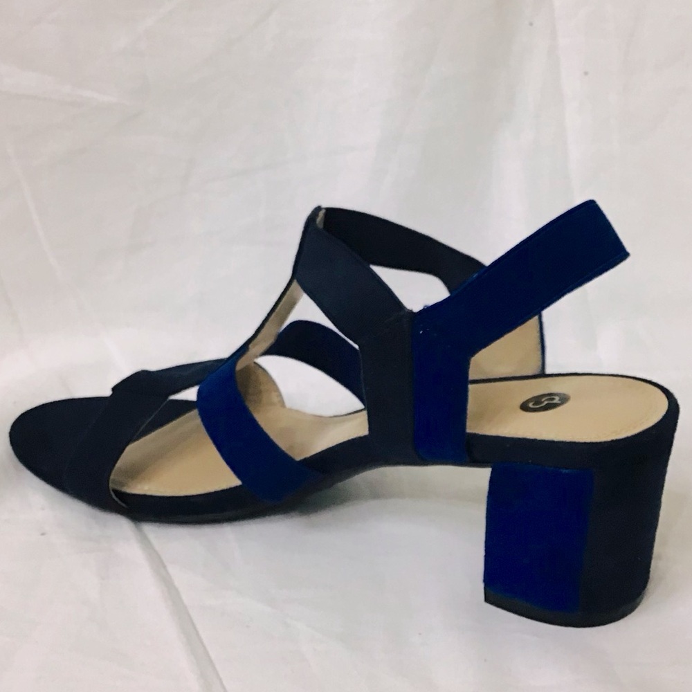 Color-block Blues Sandal NWT